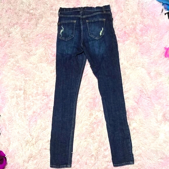 Juniors Skinny Leg Distressed Jeans - Picture 3 of 3
